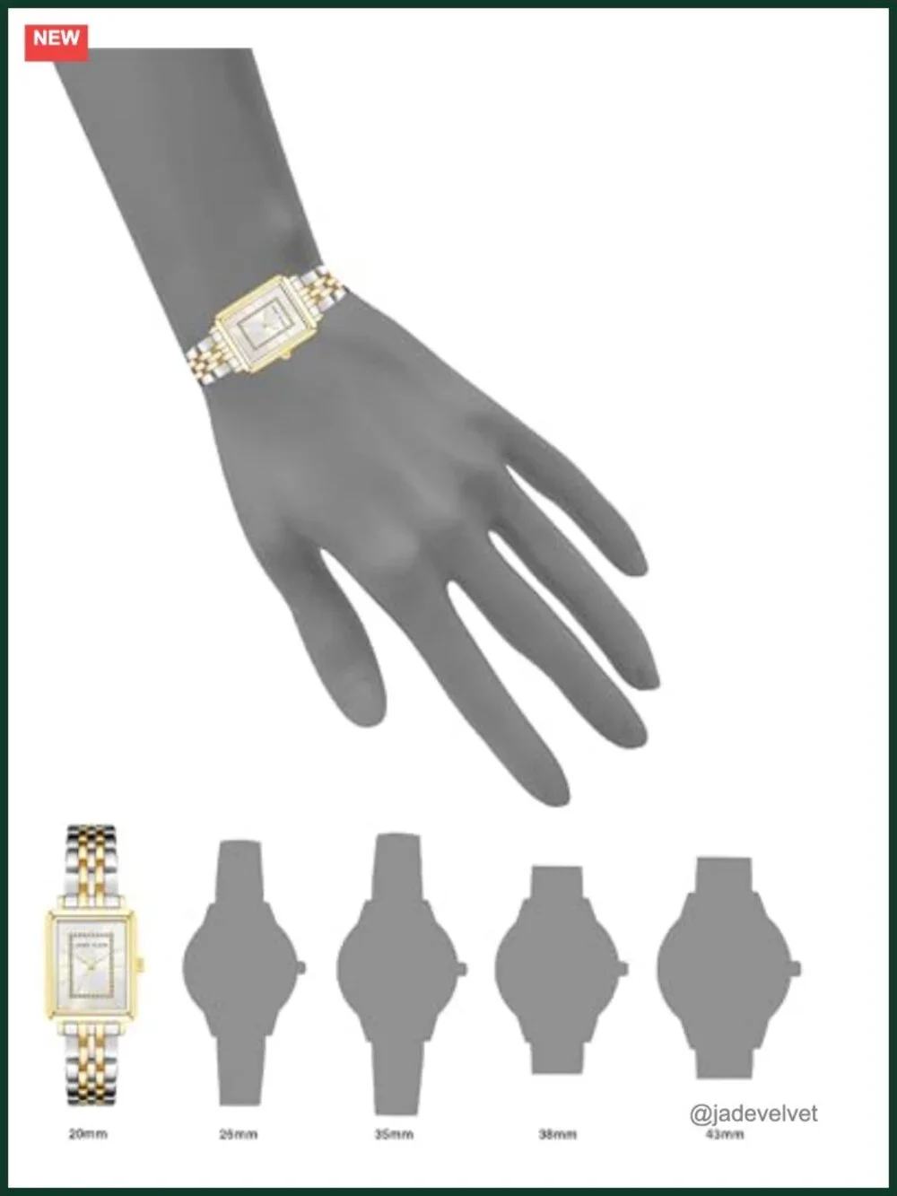 Glitter Accented Bracelet Watch - Women's Dress